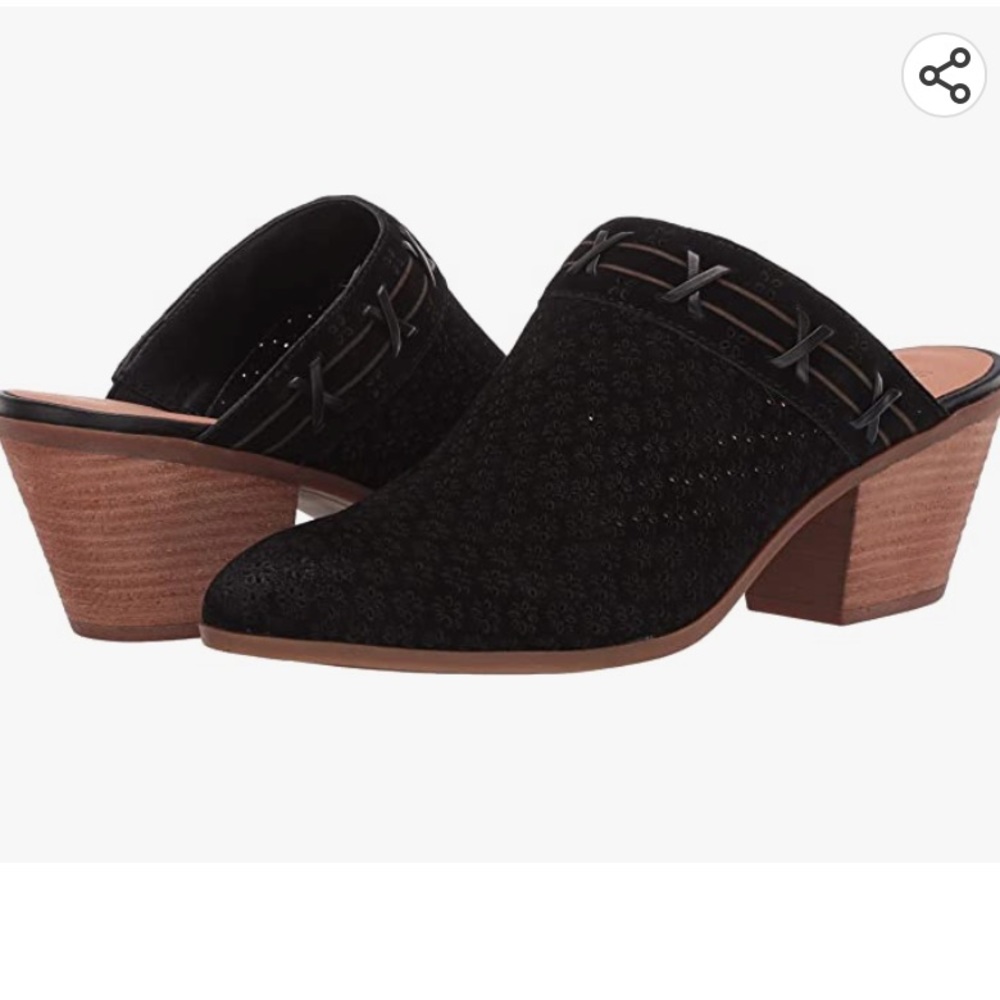Frye and Co. Jacy Perf Mule Black 10 M - Picture 10 of 10